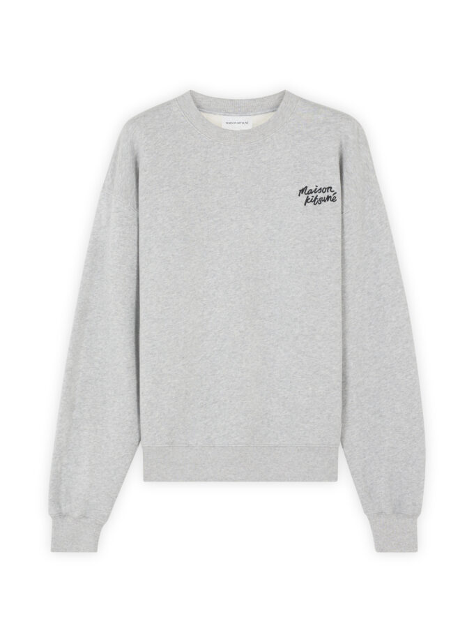 SUDADERA CONFORT CON LETRAS DE ESCRITURA DE MAISON KITSUNE