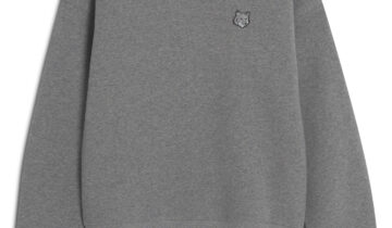 SUDADERA CONFORTABLE CON PARCHE DE CABEZA DE ZORRO MAISON KITSUNE