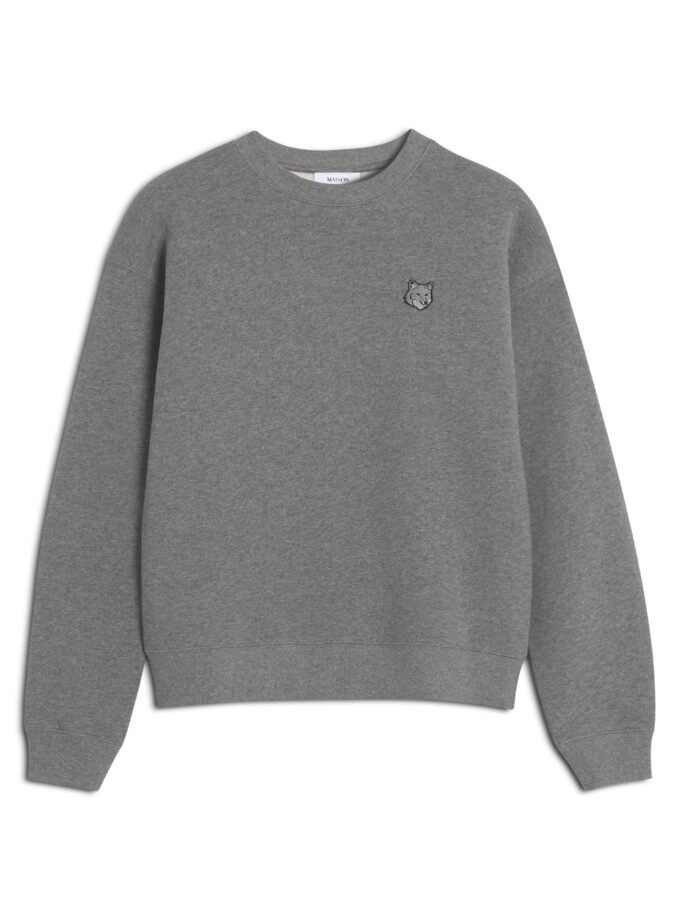 SUDADERA CONFORTABLE CON PARCHE DE CABEZA DE ZORRO MAISON KITSUNE