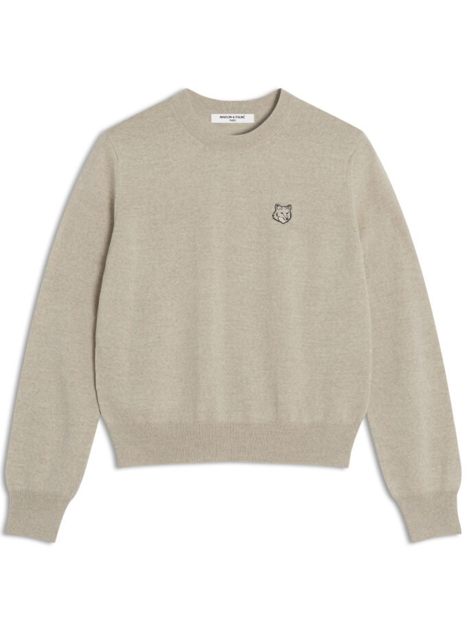 JERSÉI REGULAR CON PARCHE DE CABEZA DE ZORRO MAISON KITSUNE