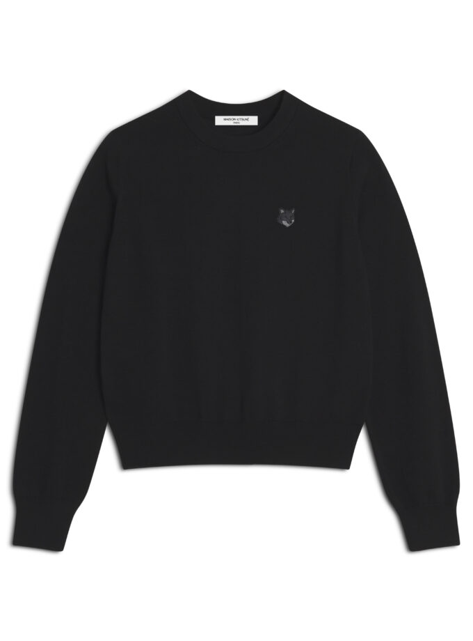 JERSEY REGULAR CON PARCHE DE CABEZA DE ZORRO MAISON KITSUNE