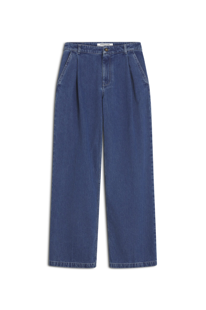 PANTALONES VAQUEROS PLISADOS MAISON KITSUNE - Imagen 3