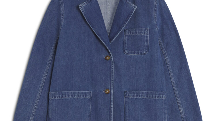 CHAQUETA  COLOR AZUL MAISON KITSUNE
