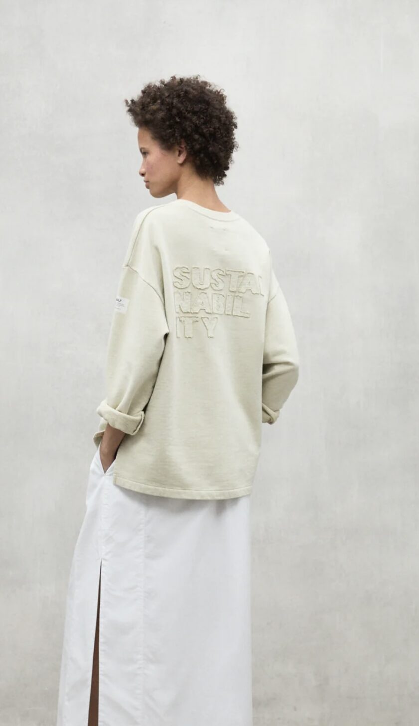 SUDADERA SUSTAIN AMARILLO ECOALF - Imagen 3