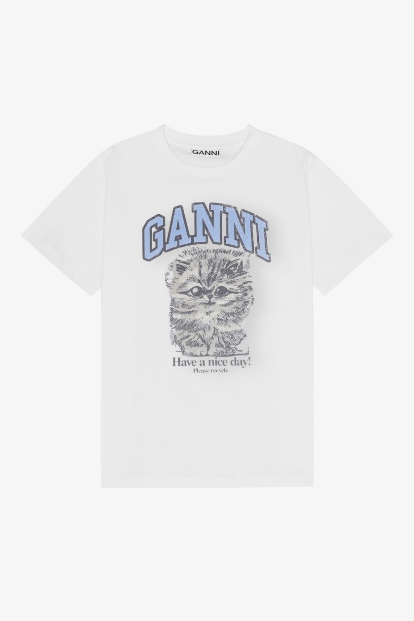 CAMISETA  COLOR blanco GANNI