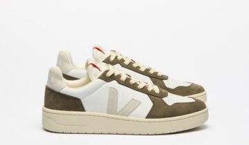 V-82 LEATHER WHITE NATURAL KAKI VEJA