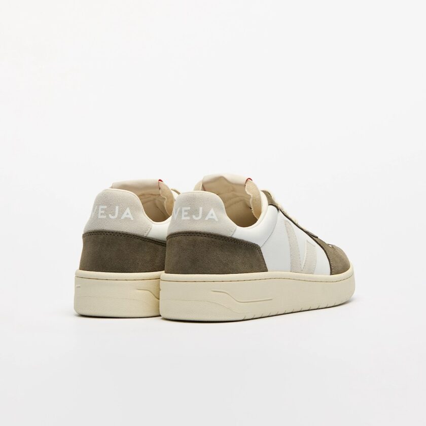 V-82 LEATHER WHITE NATURAL KAKI VEJA - Imagen 3