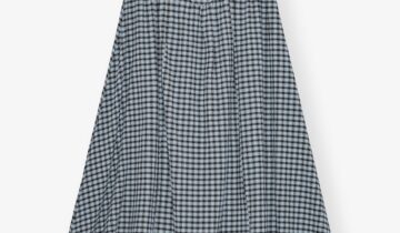 FALDA  COLOR AZUL GANNI