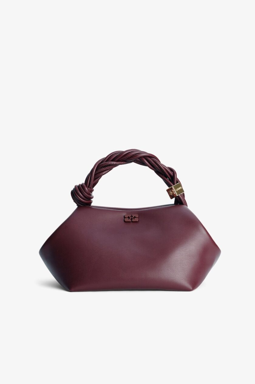 Bolso pequeño GANNI Bou burdeos