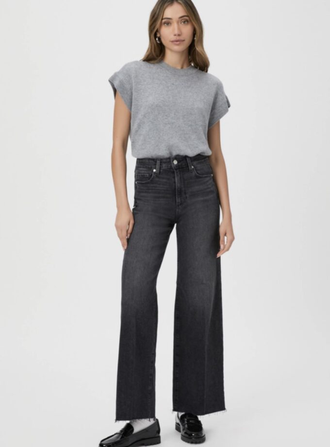 PANTALON  COLOR NEGRO PAIGE