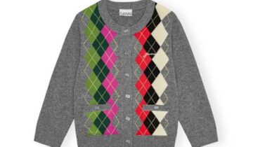 Chaqueta estampada de rombos GANNI