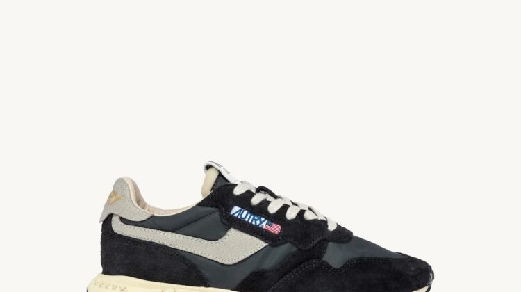 ZAPATILLAS REELWIND LOW EN NYLON Y ANTE NEGRO Autry