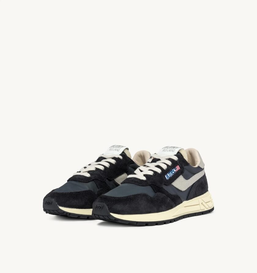 ZAPATILLAS REELWIND LOW EN NYLON Y ANTE NEGRO Autry - Imagen 2