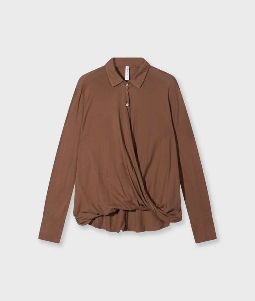 CAMISA  COLOR marron 10DAYS