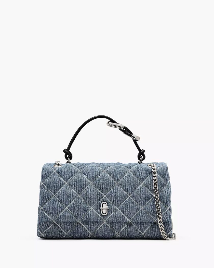 The Quilted
Denim Dual Convertible Shoulder Bag MARC JACOBS