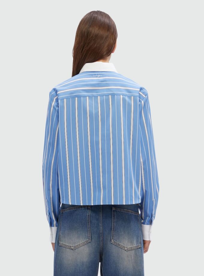 CAMISA  COLOR azul MSGM