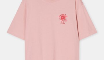 Camiseta de algodón orgánico CLOSED