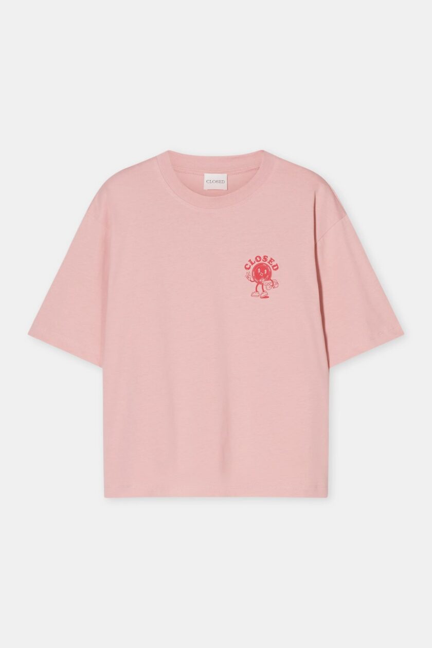 Camiseta de algodón orgánico CLOSED