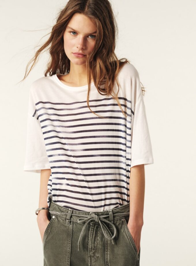 CAMISETA  COLOR BLANCO BA&SH