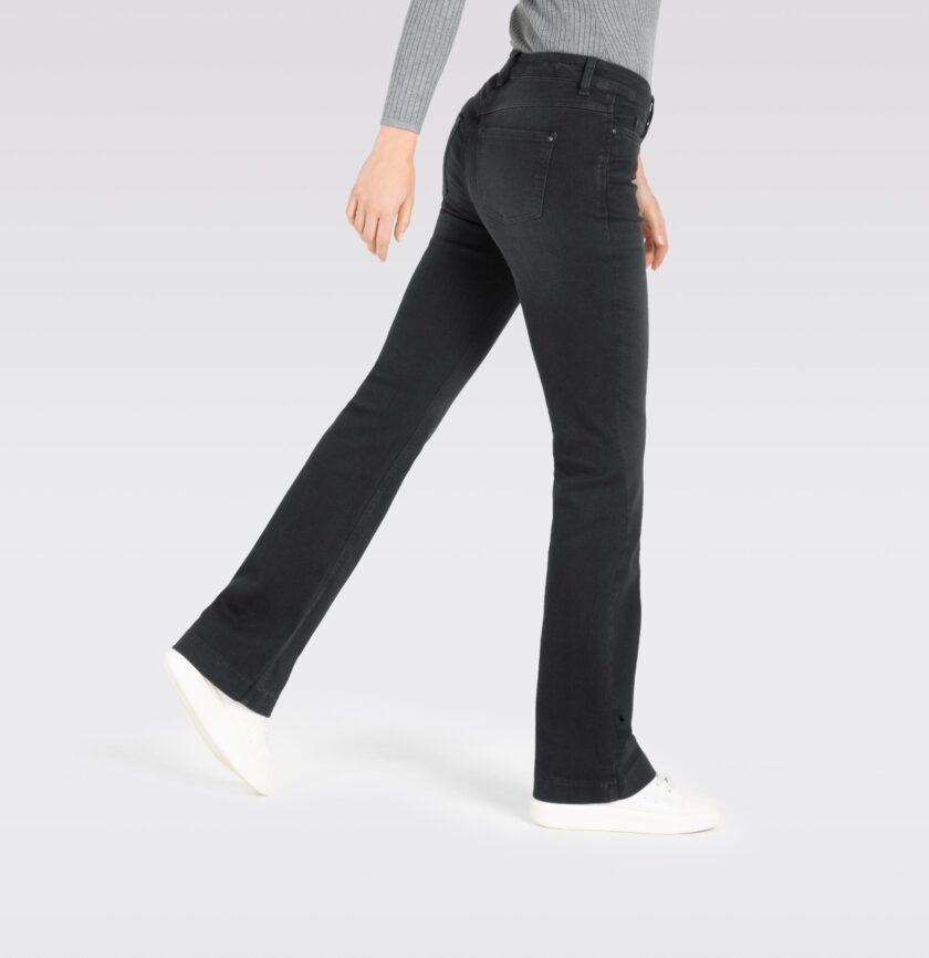 PANTALON  COLOR LAVADO COMERCIAL NEGRO USADO MAC - Imagen 3