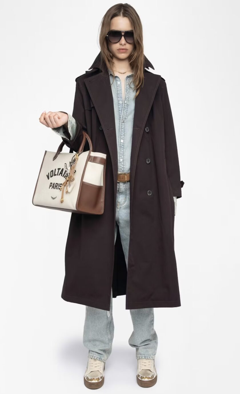 GABARDINA  COLOR MARRON ZADIG ET VOLTAIRE - Imagen 2