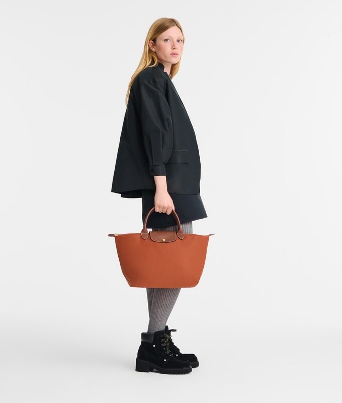 BOLSO COLOR LADRILLO LONGCHAMP