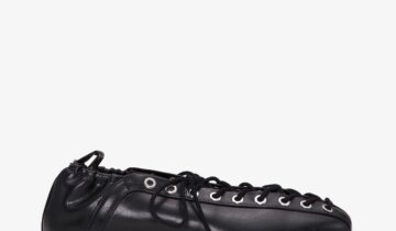 Bailarinas negras con cordones Oleatex GANNI