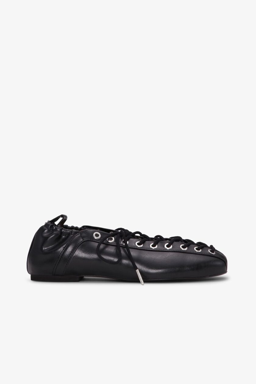Bailarinas negras con cordones Oleatex GANNI
