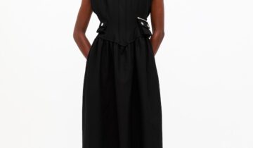 Bailarinas negras con cordones Oleatex GANNI