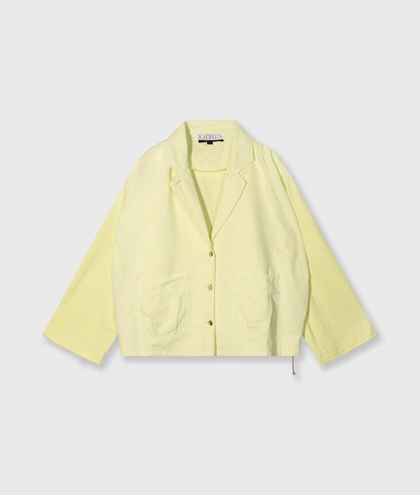 Chaqueta cuadrada de sarga 10DAYS