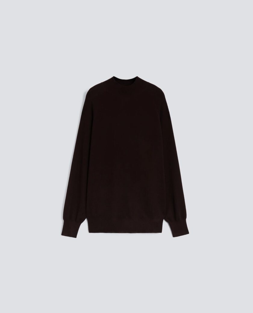 Jersey de lana merino con cuello cisne ASPESI