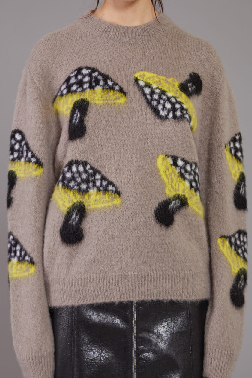 Jersey con motivos de setas MSGM - Imagen 2