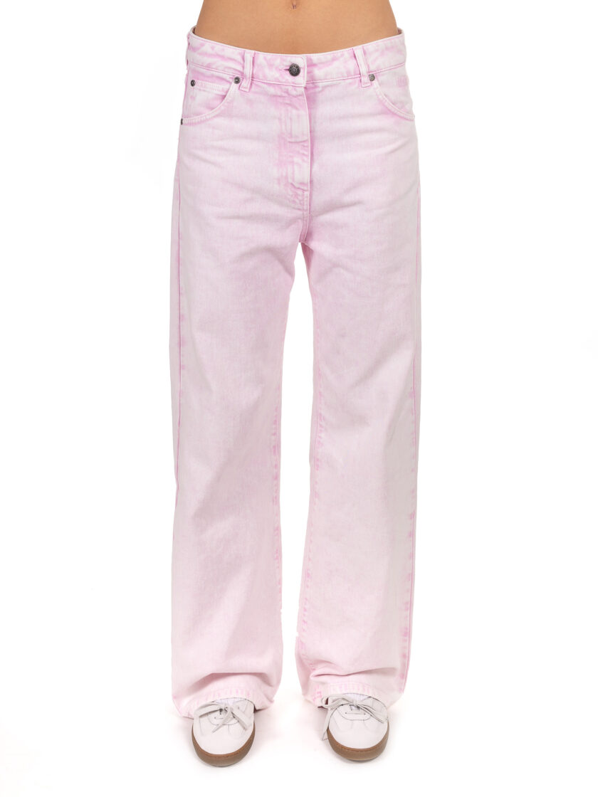 Pantalón vaquero rosa MSGM - Imagen 3