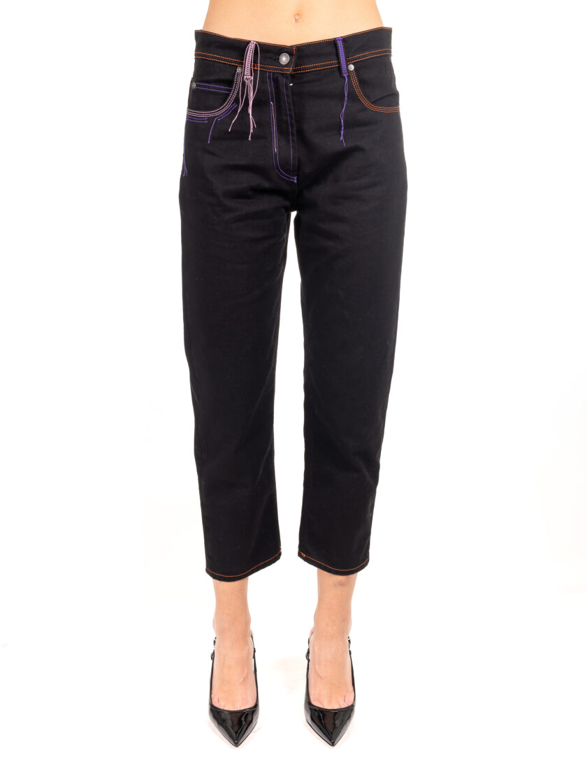 Pantalón vaquero negro MSGM - Imagen 3