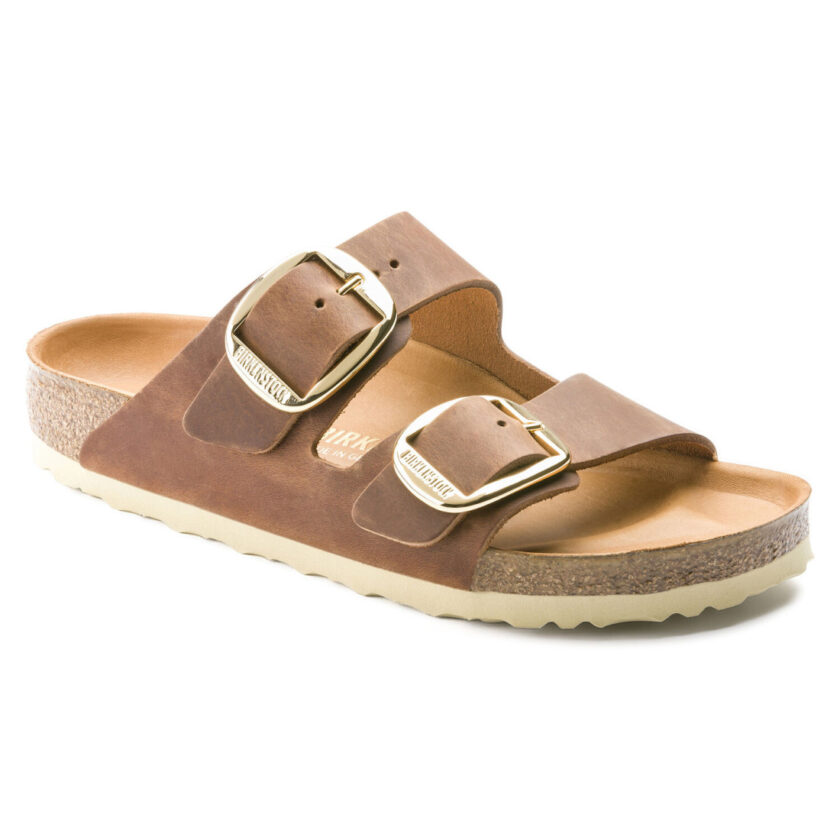 Sandalia Arizona Big Buckle
Cuero engrasado - Cognac birkenstock