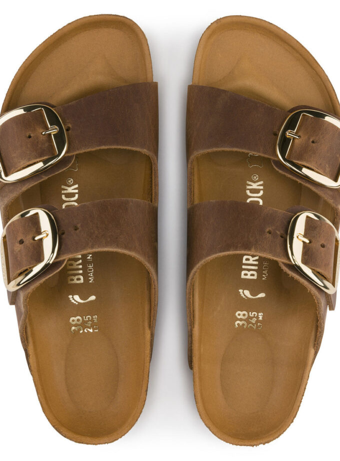 Sandalia Arizona Big Buckle
Cuero engrasado - Cognac birkenstock