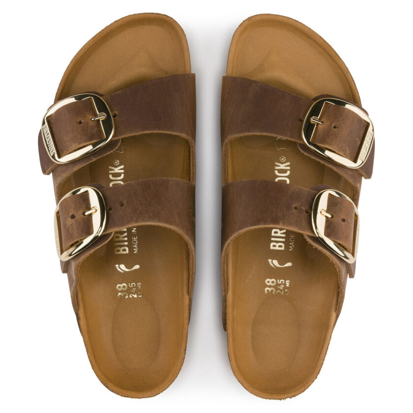 Sandalia Arizona Big Buckle
Cuero engrasado - Cognac birkenstock - Imagen 3