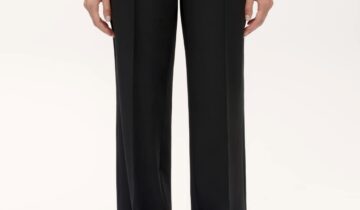 AVA Pantalones largos de talle ancho con cintura elástica CAMBIO