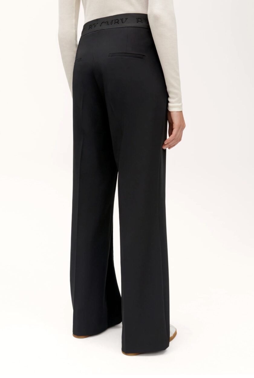 AVA Pantalones largos de talle ancho con cintura elástica CAMBIO - Imagen 3