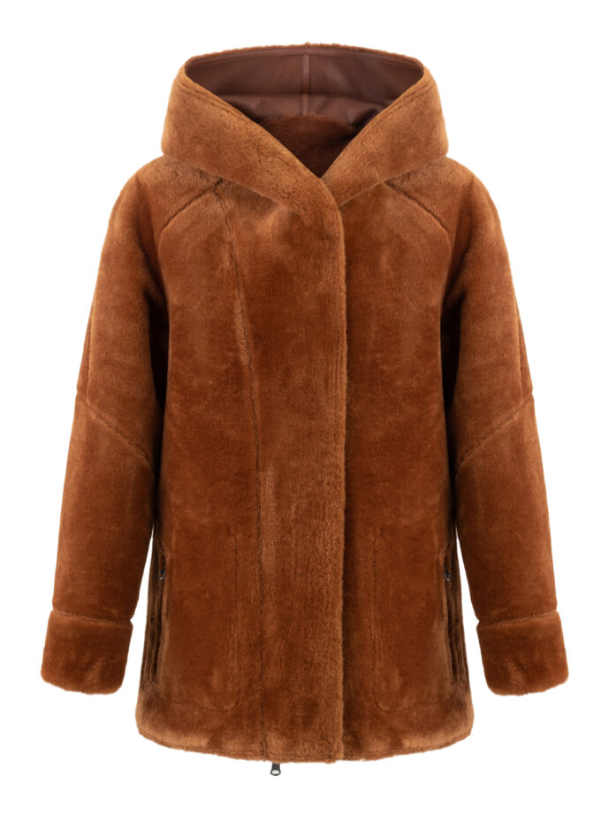 Chaqueta reversible con capucha de Ecopiel y borreguito URBANCODE