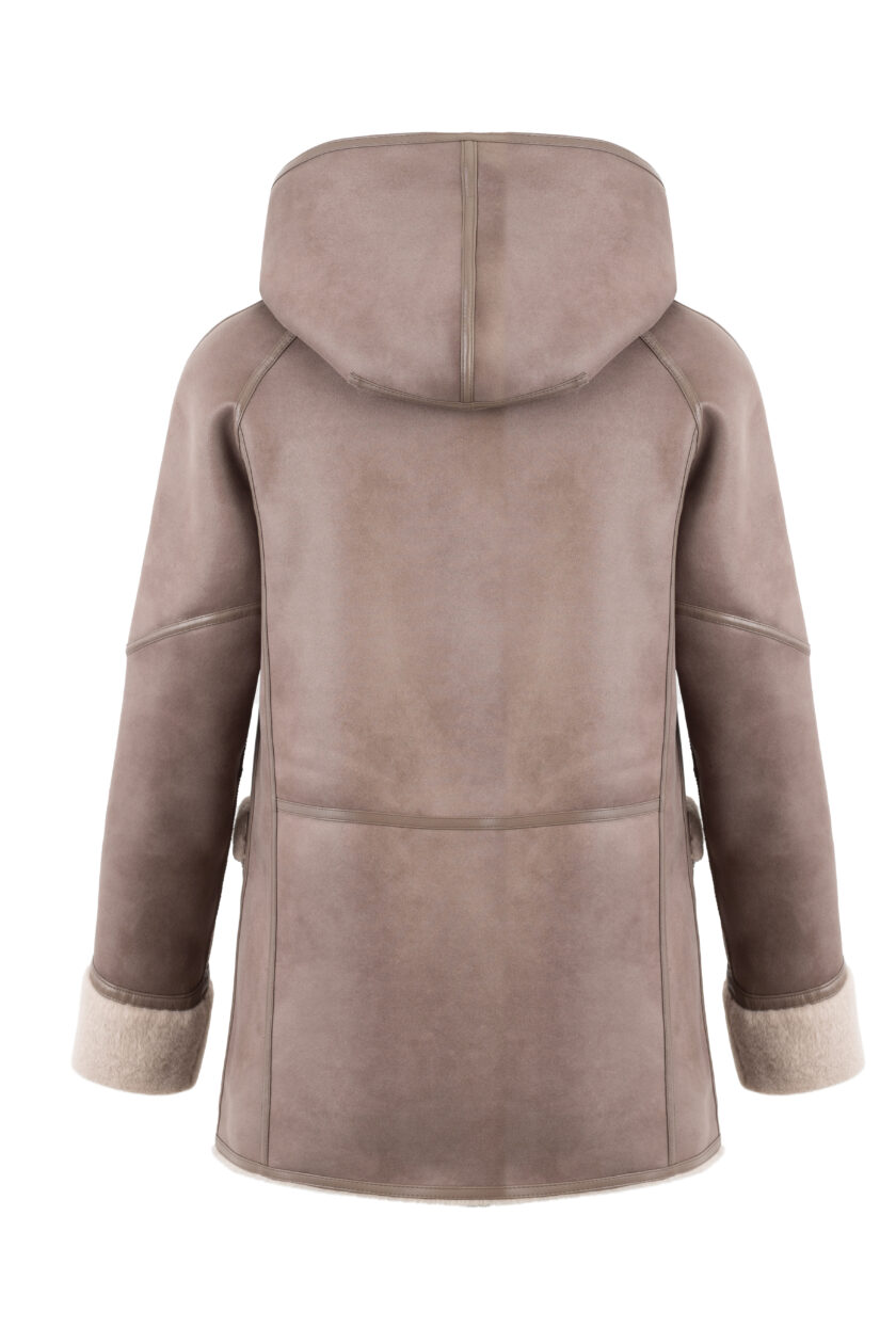 Chaqueta reversible con capucha de Ecopiel URBANCODE - Imagen 3
