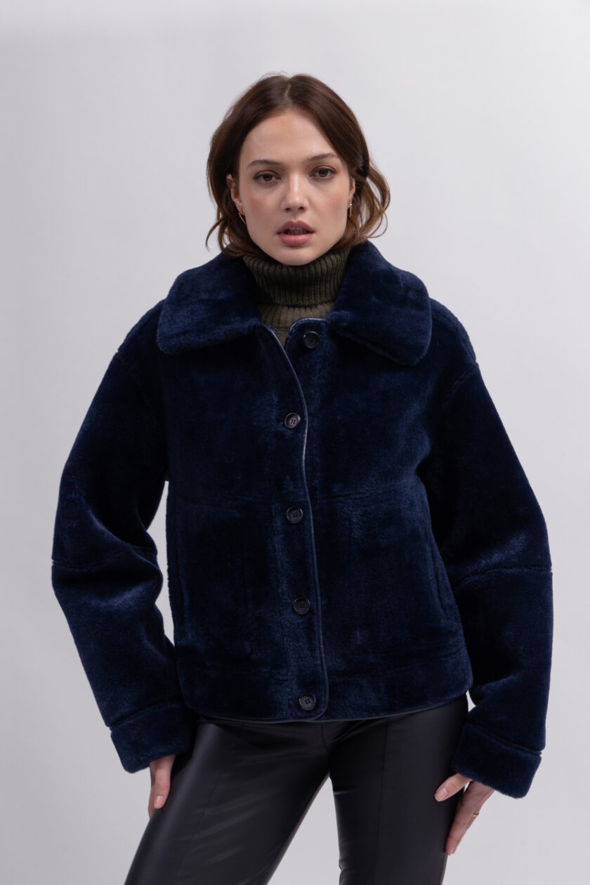 Chaqueta reversible corta de Ecopiel URBANCODE - Imagen 3