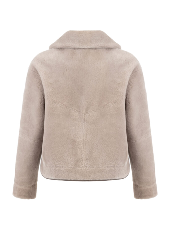 Chaqueta reversible corta de Ecopiel y borreguito URBANCODE