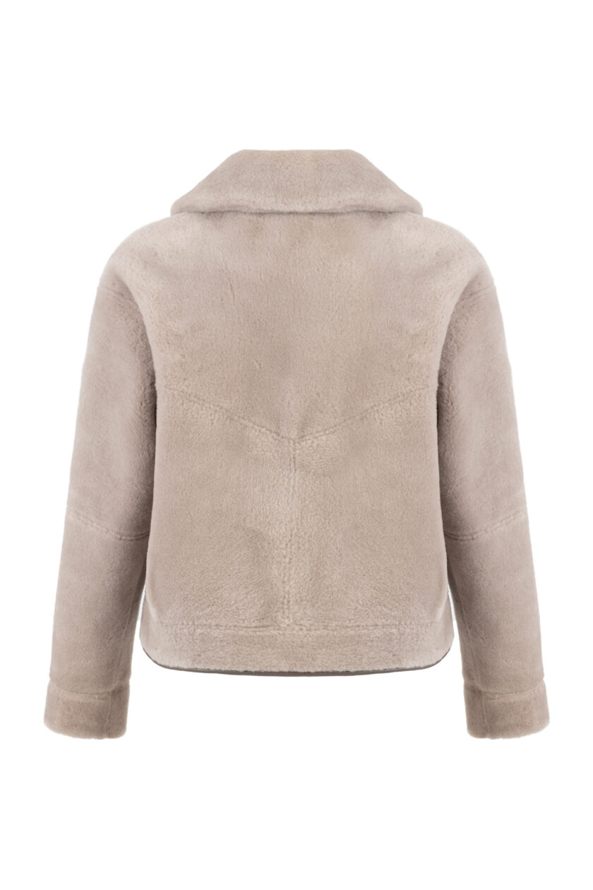 Chaqueta reversible corta de Ecopiel y borreguito URBANCODE - Imagen 2