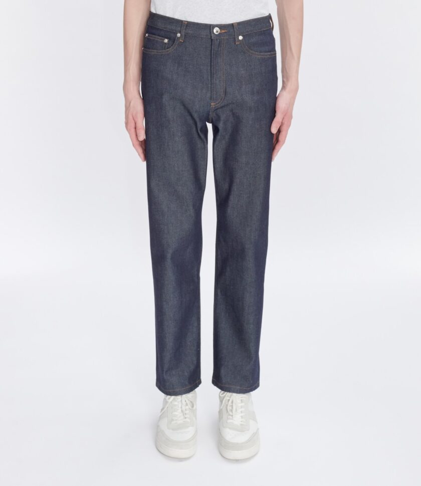 Vaqueros rectos estilo años 90 en denim japonés índigo. A.P.C. - Imagen 2