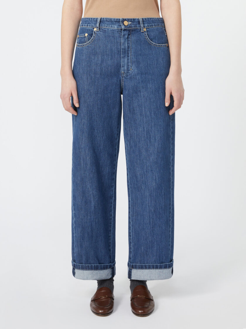 Vaqueros anchos de denim MAX MARA - Imagen 2