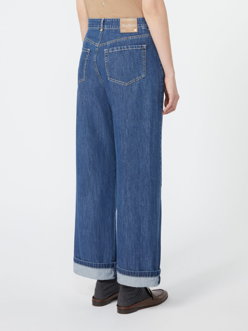 Vaqueros anchos de denim MAX MARA - Imagen 3