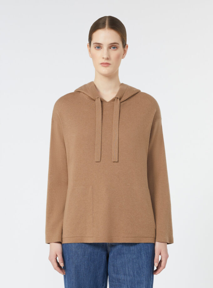 Sudadera de lana con capucha MAX MARA
