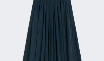 Falda plisada de tafetán MAX MARA