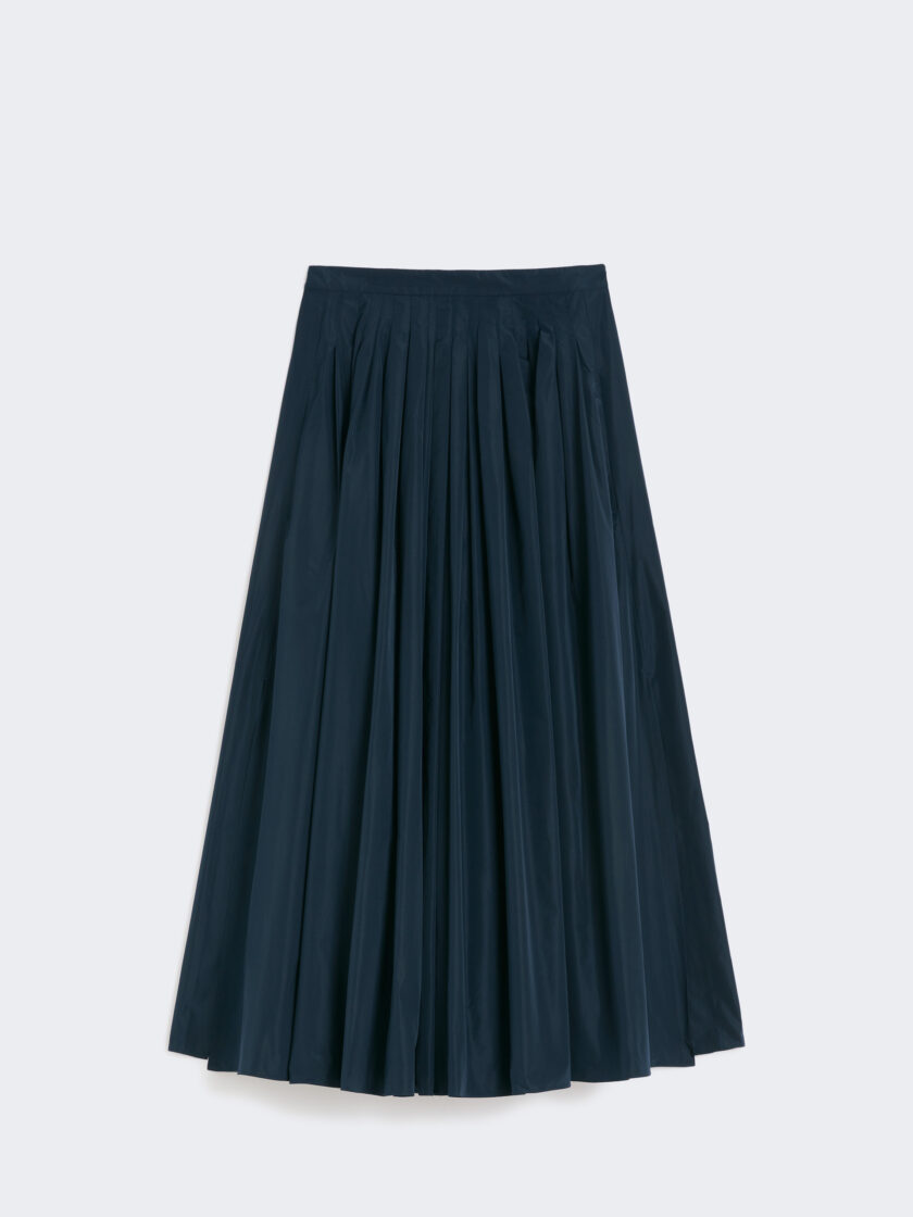 Falda plisada de tafetán MAX MARA
